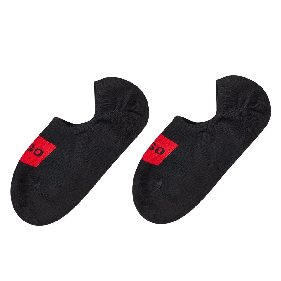 2 Pack Invisible Logo Detail Socks Wholesale