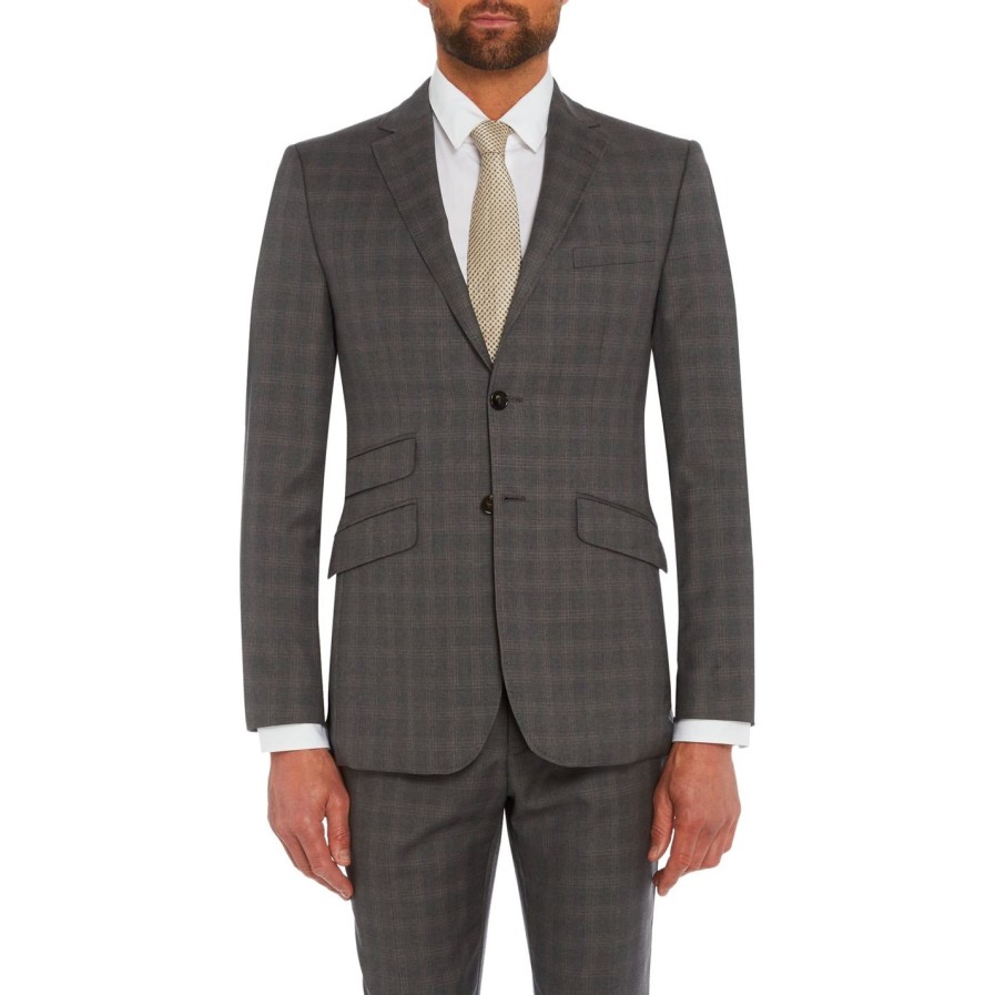 Ariste Slim Fit Sterling Check Suit Jacket Online