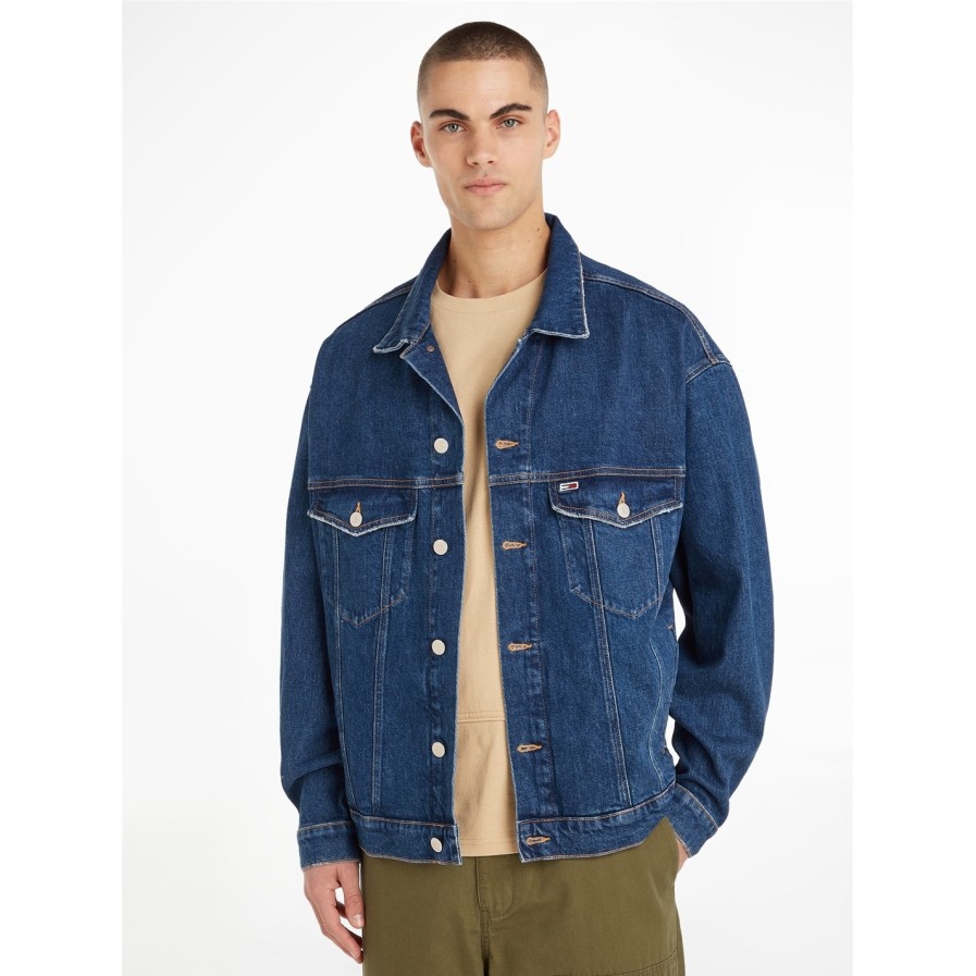 Aiden Oversized Denim Trucker Jacket Hot