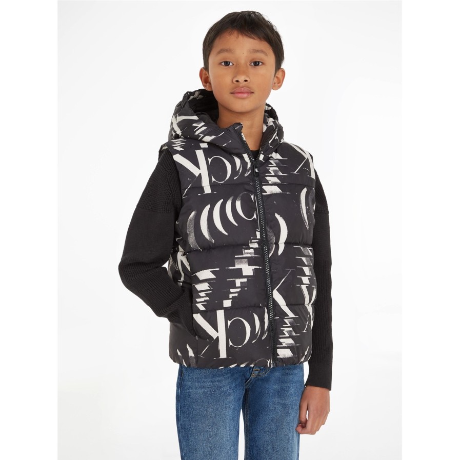 Monogram Puffer Gilet Junior Best