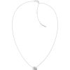 Ladies Calvin Klein Brushed Stainless Steel Crystal Necklace Hot