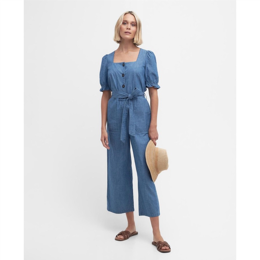 Berkley Denim Jumpsuit Wholesale