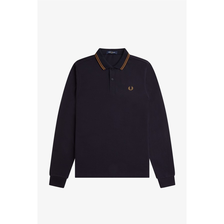 Long Sleeve Twin Tipped Polo Shirt Best