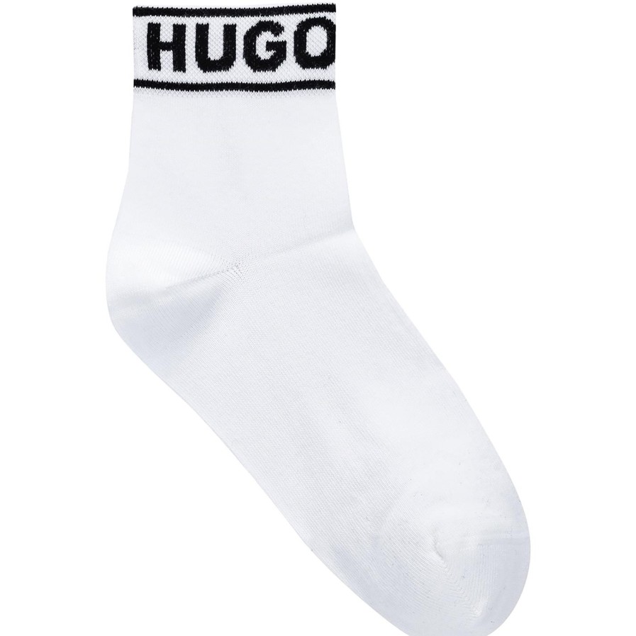 2 Pack Logo Quarter Socks Clearance