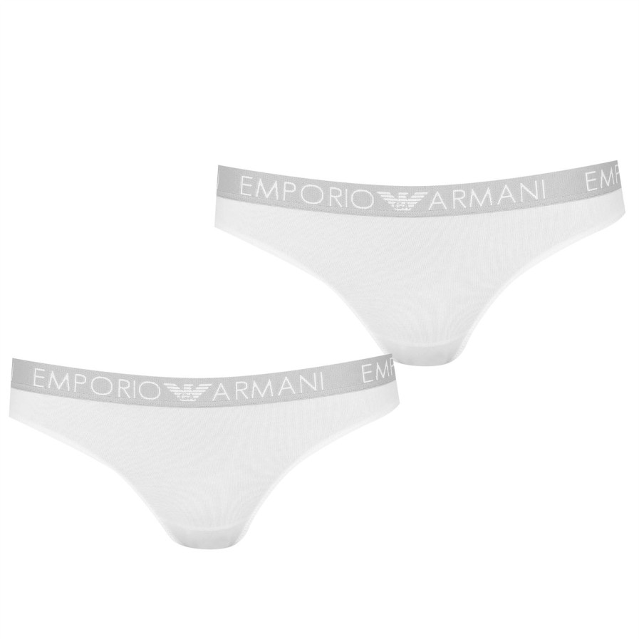 Emporio Armani 2 Pack Thong Hot