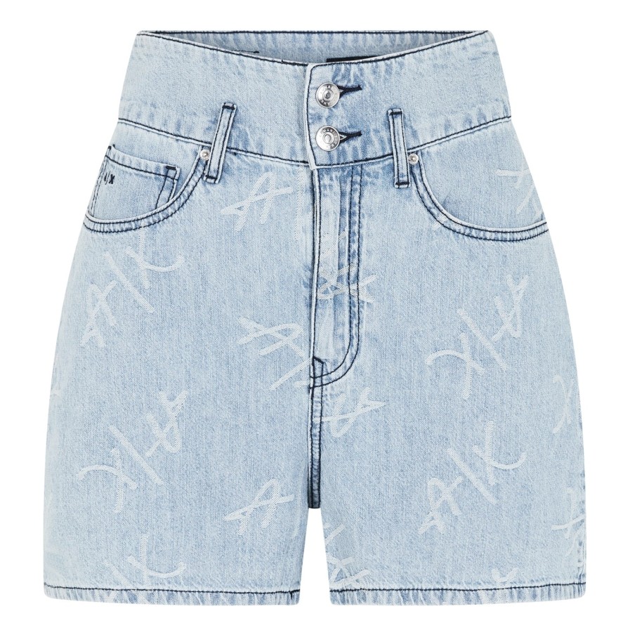 Logo Denim Shorts Online