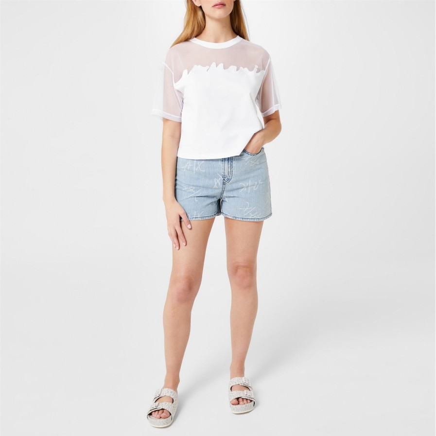 Logo Denim Shorts Online