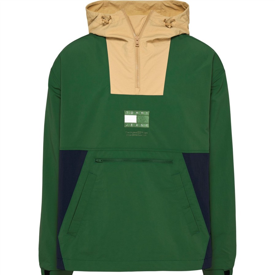 Tju Color Block Ripstop Anorak Hot