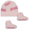 Hat And Knitted Sock Booties Set Babies Wholesale