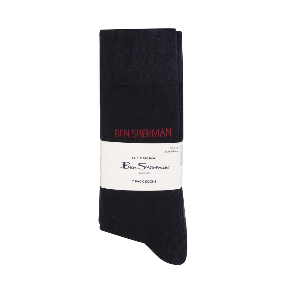 Ben Sherman 5 Pack Men'S Crew Socks New