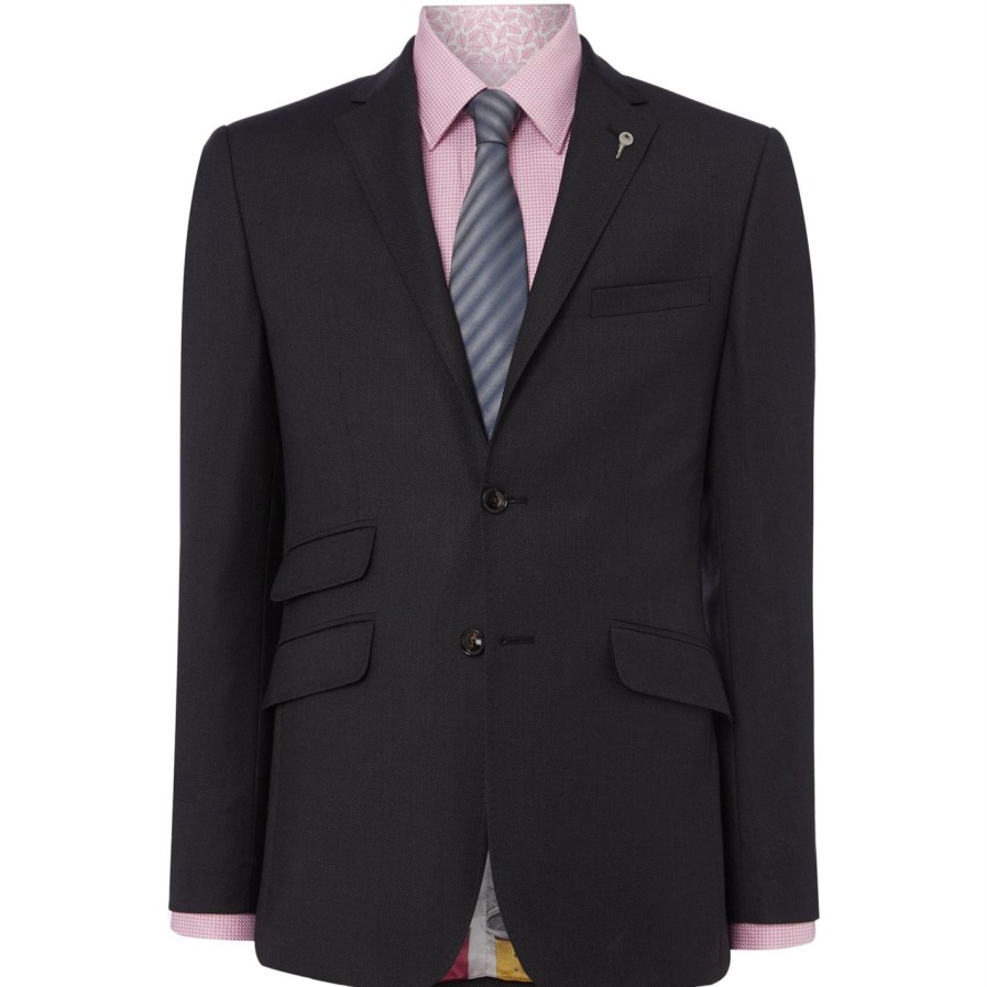 Chalky Birdseye Suit Jacket Clearance