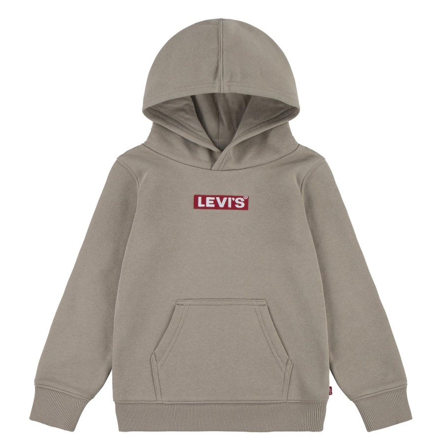 Small Logo Over The Head Hoodie Juniors Clearance