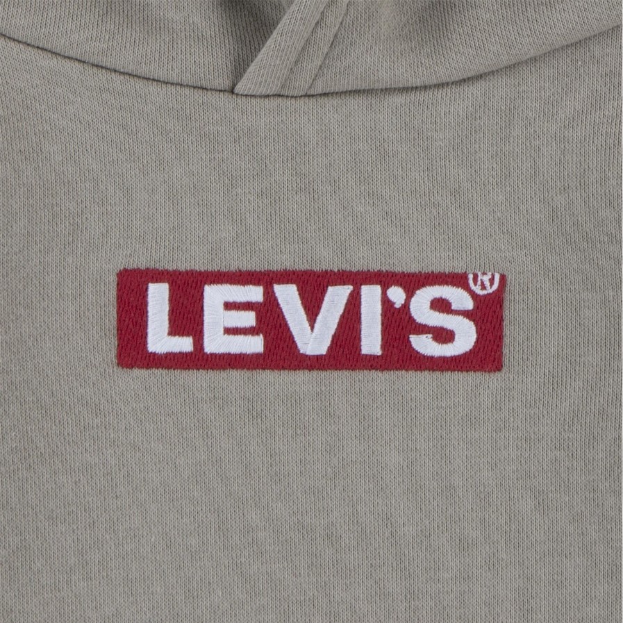 Small Logo Over The Head Hoodie Juniors Clearance