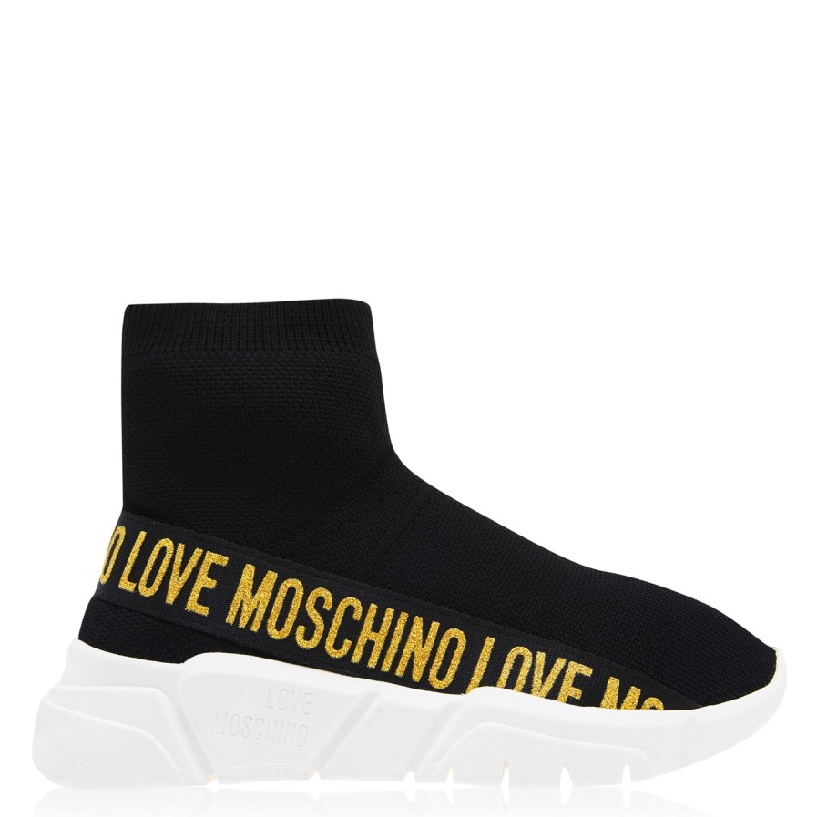 Band Logo Sock Trainers Clearance