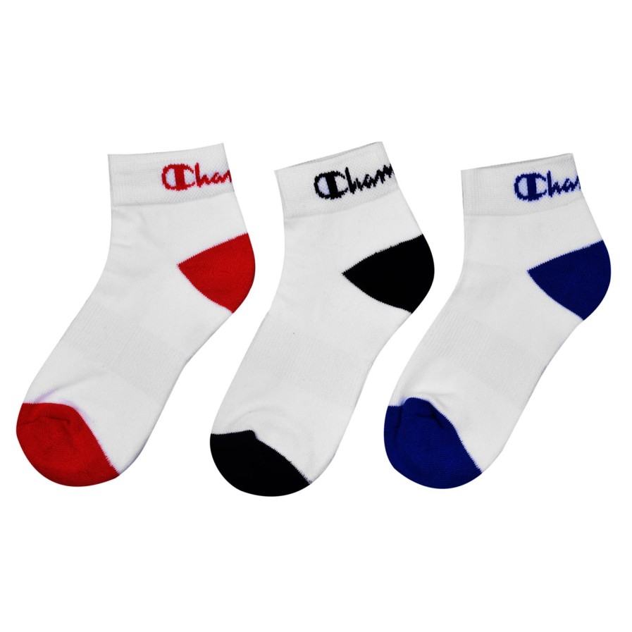 Champion Script 3 Pack Socks Womens Wholesale