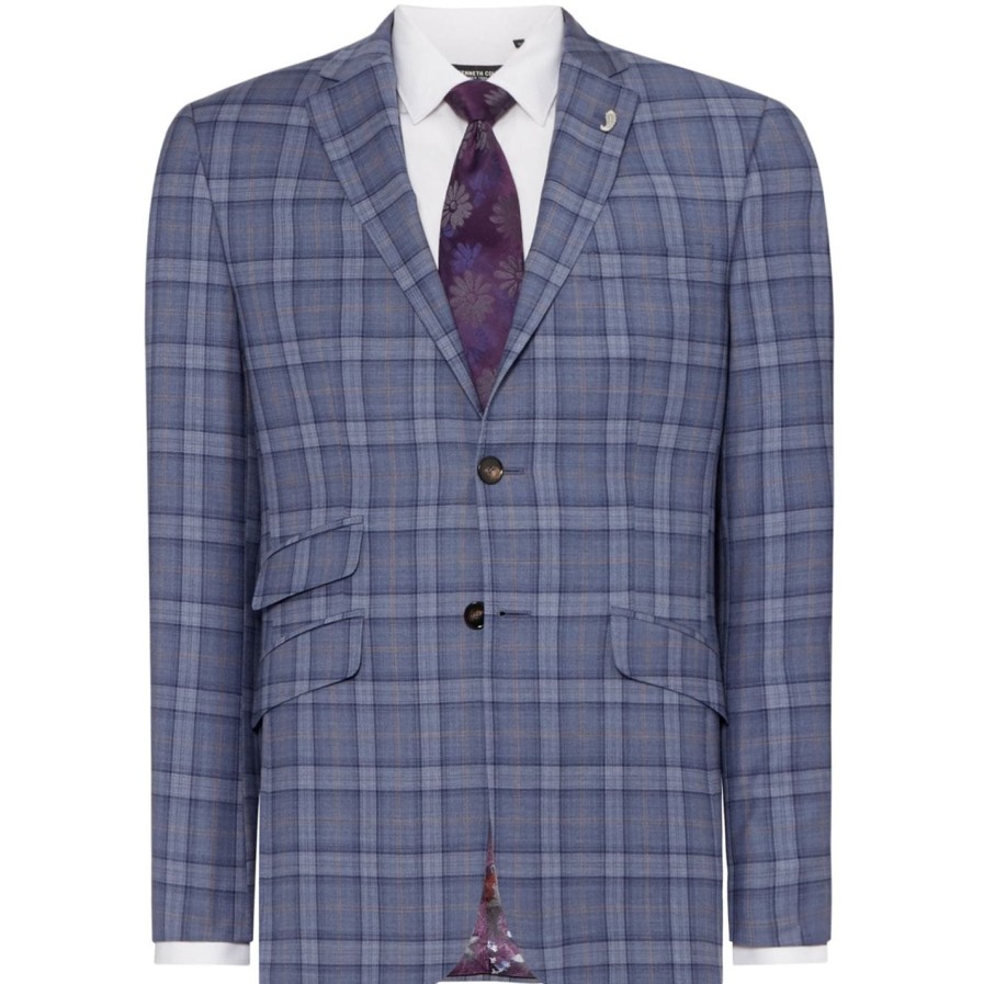 Alram Slim Sterling Bold Check Suit Jacket Best