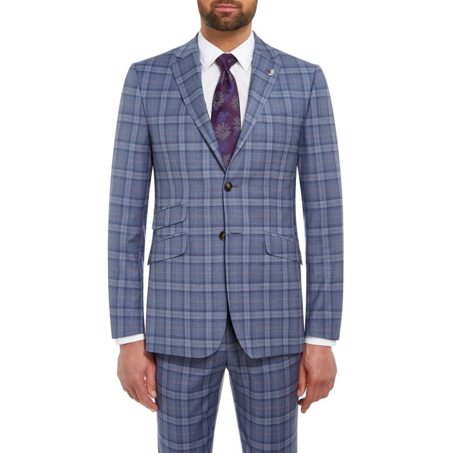 Alram Slim Sterling Bold Check Suit Jacket Best