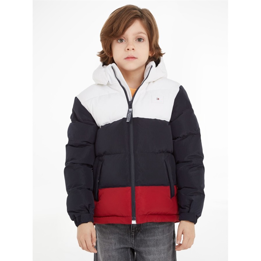 Alaska Colourblock Puffer Jacket Juniors Clearance