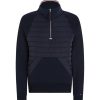 Mix Media Half Zip New