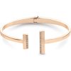 Ladies Calvin Klein Polished Carnation Crystal Bangle Hot