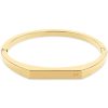 Ladies Calvin Klein Yellow Gold Hinged Bangle Best