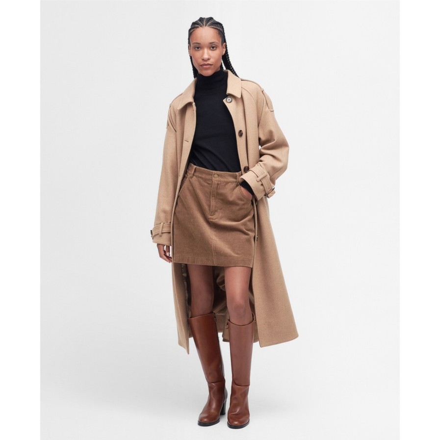 Alberta Wool Trench Coat Wholesale