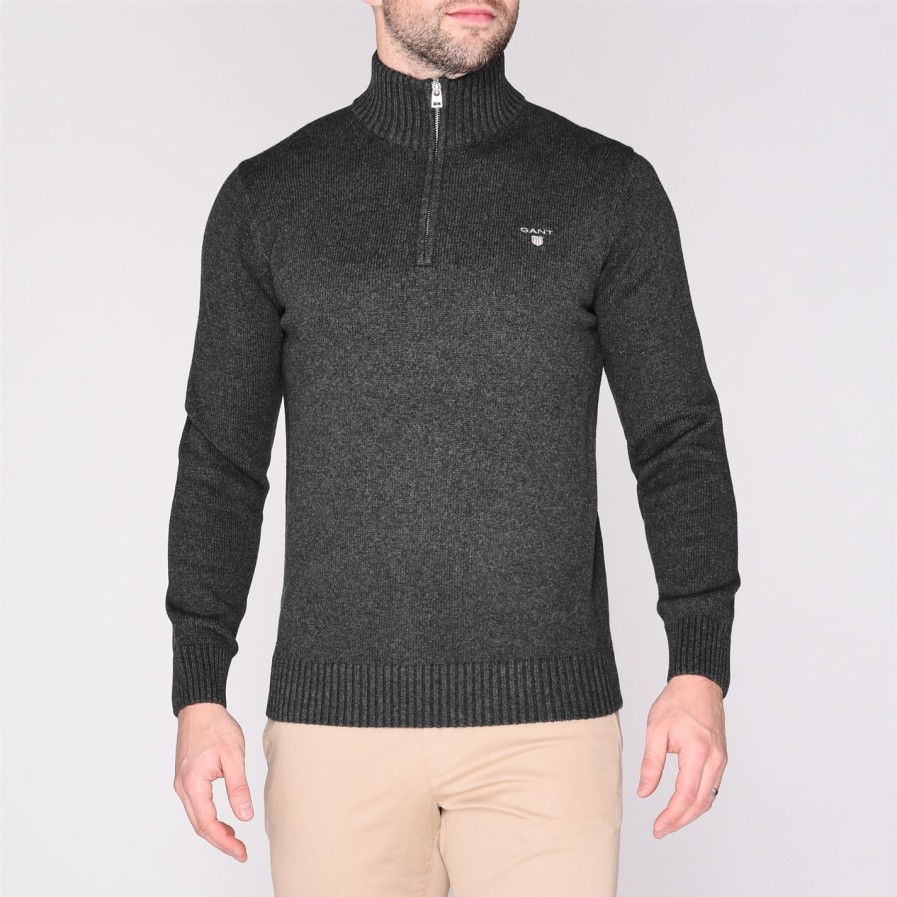 Cotton Half Zip Jumper Clearance