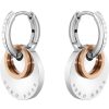 Ladies Boss Medallion Stainless Steel Earrings Online