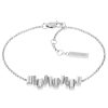 Calvin Klein Women'S Stainless Steel Crystal Bracelet New